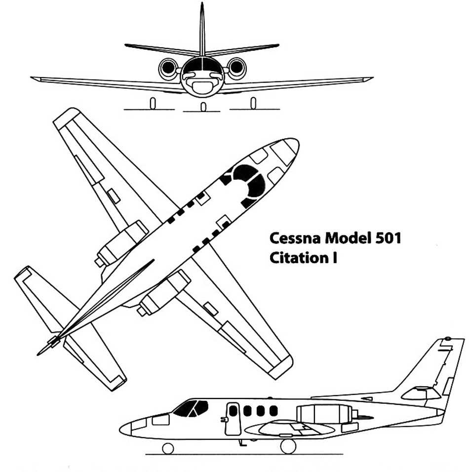 jet privato Cessna 501